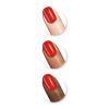 Sally Hansen Miracle Gel Salon Quality Nail Polish | Gel-Like Formula, Two-Step System, No UV Light Needed, Long Lasting | Opaque, Glossy | 449 Rhapsody Red | Classic Red Nail Color(Red Eye)