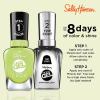 Sally Hansen Miracle Gel Salon Quality Nail Polish | Gel-Like Formula, Two-Step System, No UV Light Needed, Long Lasting | Opaque, Glossy | 676 Jealous Boyfriend | Dark Green Nail Polish(52 Electri-lime)