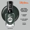 Sally Hansen Miracle Gel Salon Quality Nail Polish | Gel-Like Formula, Two-Step System, No UV Light Needed, Long Lasting | Opaque, Glossy | 676 Jealous Boyfriend | Dark Green Nail Polish(762 Leaf Me Be)