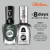 Sally Hansen Miracle Gel Salon Quality Nail Polish | Gel-Like Formula, Two-Step System, No UV Light Needed, Long Lasting | Opaque, Glossy | 676 Jealous Boyfriend | Dark Green Nail Polish(762 Leaf Me Be)