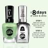 Sally Hansen Miracle Gel Salon Quality Nail Polish | Gel-Like Formula, Two-Step System, No UV Light Needed, Long Lasting | Opaque, Glossy | 676 Jealous Boyfriend | Dark Green Nail Polish(685 Live for the MoMINT)