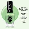 Sally Hansen Miracle Gel Salon Quality Nail Polish | Gel-Like Formula, Two-Step System, No UV Light Needed, Long Lasting | Opaque, Glossy | 676 Jealous Boyfriend | Dark Green Nail Polish(685 Live for the MoMINT)