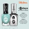 Sally Hansen Miracle Gel Salon Quality Nail Polish | Gel-Like Formula, Two-Step System, No UV Light Needed, Long Lasting | Opaque, Glossy | 676 Jealous Boyfriend | Dark Green Nail Polish(709 Mintage)