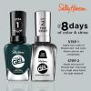 Sally Hansen Miracle Gel Salon Quality Nail Polish | Gel-Like Formula, Two-Step System, No UV Light Needed, Long Lasting | Opaque, Glossy | 676 Jealous Boyfriend | Dark Green Nail Polish(676 Jealous Boyfriend)