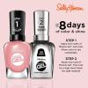 Sally Hansen Miracle Gel Salon Quality Nail Polish | Gel-Like Formula, Two-Step System, No UV Light Needed, Long Lasting | Opaque, Shimmer | 174 Shhhh-Immer | Rose Gold Nail Color(Satel-lite Pink)