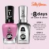Sally Hansen Miracle Gel Salon Quality Nail Polish | Gel-Like Formula, Two-Step System, No UV Light Needed, Long Lasting | Opaque, Shimmer | 174 Shhhh-Immer | Rose Gold Nail Color(Friggin’ Love Hue)