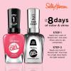 Sally Hansen Miracle Gel Salon Quality Nail Polish | Gel-Like Formula, Two-Step System, No UV Light Needed, Long Lasting | Opaque, Shimmer | 174 Shhhh-Immer | Rose Gold Nail Color(339 Electric Pop)