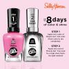 Sally Hansen Miracle Gel Salon Quality Nail Polish | Gel-Like Formula, Two-Step System, No UV Light Needed, Long Lasting | Opaque, Shimmer | 174 Shhhh-Immer | Rose Gold Nail Color(Party of Hue)