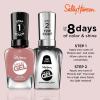 Sally Hansen Miracle Gel Salon Quality Nail Polish | Gel-Like Formula, Two-Step System, No UV Light Needed, Long Lasting | Opaque, Shimmer | 174 Shhhh-Immer | Rose Gold Nail Color(252 Rose & Shine)