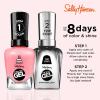 Sally Hansen Miracle Gel Salon Quality Nail Polish | Gel-Like Formula, Two-Step System, No UV Light Needed, Long Lasting | Opaque, Shimmer | 174 Shhhh-Immer | Rose Gold Nail Color(Pink an Outfit)