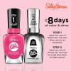 Sally Hansen Miracle Gel Salon Quality Nail Polish | Gel-Like Formula, Two-Step System, No UV Light Needed, Long Lasting | Opaque, Shimmer | 174 Shhhh-Immer | Rose Gold Nail Color(50 Fuchsia Fever (Neon))