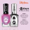 Sally Hansen Miracle Gel Salon Quality Nail Polish | Gel-Like Formula, Two-Step System, No UV Light Needed, Long Lasting | Opaque, Shimmer | 174 Shhhh-Immer | Rose Gold Nail Color(512 Quartz And Kisses)