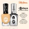 Sally Hansen Miracle Gel Salon Quality Nail Polish | Gel-Like Formula, Two-Step System, No UV Light Needed, Long Lasting | Opaque, Shimmery | 382 Sundown Socialite | Brown Orange Nail Color(770 I Don’t Desert You)