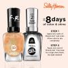 Sally Hansen Miracle Gel Salon Quality Nail Polish | Gel-Like Formula, Two-Step System, No UV Light Needed, Long Lasting | Opaque, Shimmery | 382 Sundown Socialite | Brown Orange Nail Color(888 Pivot!)