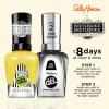 Sally Hansen Miracle Gel Salon Quality Nail Polish | Gel-Like Formula, Two-Step System, No UV Light Needed, Long Lasting | Opaque, Shimmery | 382 Sundown Socialite | Brown Orange Nail Color(932 Hello My Name Is Bob)