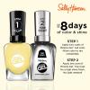 Sally Hansen Miracle Gel Salon Quality Nail Polish | Gel-Like Formula, Two-Step System, No UV Light Needed, Long Lasting | Opaque, Shimmery | 382 Sundown Socialite | Brown Orange Nail Color(768 Sunbrella)