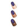 Sally Hansen Miracle Gel Salon Quality Nail Polish | Gel-Like Formula, Two-Step System, No UV Light Needed, Long Lasting | Opaque, Shimmery | 529 Hunger Flames | Purple Nail Color(605 Desert Reign)