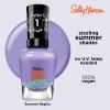 Sally Hansen Miracle Gel Salon Quality Nail Polish | Gel-Like Formula, Two-Step System, No UV Light Needed, Long Lasting | Opaque, Shimmery | 529 Hunger Flames | Purple Nail Color(894 Summer Nights)