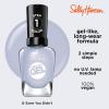 Sally Hansen Miracle Gel Salon Quality Nail Polish | Gel-Like Formula, Two-Step System, No UV Light Needed, Long Lasting | Opaque, Shimmery | 529 Hunger Flames | Purple Nail Color(O-zone You Didn’t)