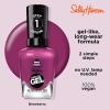 Sally Hansen Miracle Gel Salon Quality Nail Polish | Gel-Like Formula, Two-Step System, No UV Light Needed, Long Lasting | Opaque, Shimmery | 529 Hunger Flames | Purple Nail Color(Brewberry)