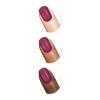 Sally Hansen Miracle Gel Salon Quality Nail Polish | Gel-Like Formula, Two-Step System, No UV Light Needed, Long Lasting | Opaque, Shimmery | 529 Hunger Flames | Purple Nail Color(Brewberry)