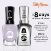Sally Hansen Miracle Gel Salon Quality Nail Polish | Gel-Like Formula, Two-Step System, No UV Light Needed, Long Lasting | Opaque, Shimmery | 529 Hunger Flames | Purple Nail Color(608 Chill in the Heir)