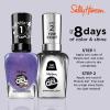 Sally Hansen Miracle Gel Salon Quality Nail Polish | Gel-Like Formula, Two-Step System, No UV Light Needed, Long Lasting | Shimmery | 532 Affairy To Remember | Purple with hints of Blue Nail Polish(888 Frosted Tips)