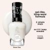 Sally Hansen Miracle Gel, Tinsel Time for Two, Long Lasting, Gel-Like Formula, No UV Lamp Needed, Semi Opaque, Shimmery Nude Nail Polish(917 Snow Day)