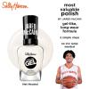 Sally Hansen Miracle Gel™ x Jared McCain, Net Neutral, Long Lasting, Gel-Like Formula, No UV Lamp Needed, White Nail Polish(100 Net Neutral)