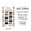 Sally Hansen Salon Effects Gel Nail Strips, Beacon of Taupe – Nude, Printed, No UV/LED Nail Lamps, Salon-Quality, Long Lasting, Easy to Apply & Remove – Includes 1 Prep Pad, Nail File & Wooden Stick(1070 Phen-animal)