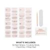 Sally Hansen Salon Effects Gel Nail Strips, Beacon of Taupe – Nude, Printed, No UV/LED Nail Lamps, Salon-Quality, Long Lasting, Easy to Apply & Remove – Includes 1 Prep Pad, Nail File & Wooden Stick(2005 Pink Paradise)