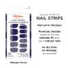 Sally Hansen Salon Effects Gel Nail Strips, Beacon of Taupe – Nude, Printed, No UV/LED Nail Lamps, Salon-Quality, Long Lasting, Easy to Apply & Remove – Includes 1 Prep Pad, Nail File & Wooden Stick(Midnight Marine)