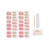 Sally Hansen Salon Effects Gel Nail Strips, Beacon of Taupe – Nude, Printed, No UV/LED Nail Lamps, Salon-Quality, Long Lasting, Easy to Apply & Remove – Includes 1 Prep Pad, Nail File & Wooden Stick(1000 Cosmic Blush)