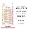 Sally Hansen Salon Effects Gel Nail Strips, Beacon of Taupe – Nude, Printed, No UV/LED Nail Lamps, Salon-Quality, Long Lasting, Easy to Apply & Remove – Includes 1 Prep Pad, Nail File & Wooden Stick(2015 Call It Magic)