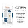 Sally Hansen Salon Effects Gel Nail Strips, Beacon of Taupe – Nude, Printed, No UV/LED Nail Lamps, Salon-Quality, Long Lasting, Easy to Apply & Remove – Includes 1 Prep Pad, Nail File & Wooden Stick(1060 Call of Blue-ty)