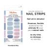 Sally Hansen Salon Effects Gel Nail Strips, Beacon of Taupe – Nude, Printed, No UV/LED Nail Lamps, Salon-Quality, Long Lasting, Easy to Apply & Remove – Includes 1 Prep Pad, Nail File & Wooden Stick(1050 Powdered Sky)