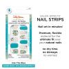 Sally Hansen Salon Effects Gel Nail Strips, Beacon of Taupe – Nude, Printed, No UV/LED Nail Lamps, Salon-Quality, Long Lasting, Easy to Apply & Remove – Includes 1 Prep Pad, Nail File & Wooden Stick(2000 Into the Blue)