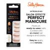 Sally Hansen Salon Effects® Perfect Manicure, À La Mode, Press On Nails, Square Shaped, Non-Damaging Adhesive Tabs, File, and Alcohol Pad Included(Out Of This Pearl)