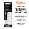 Sally Hansen Salon Effects® Perfect Manicure, Only Have Ice For You, Press On Nails, Almond Shaped, Non-Damaging Adhesive Tabs, File, and Alcohol Pad Included (Pack of 2)(Only Have Ice For You)