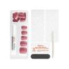 Sally Hansen Salon Effects® Perfect Manicure, Only Have Ice For You, Press On Nails, Almond Shaped, Non-Damaging Adhesive Tabs, File, and Alcohol Pad Included (Pack of 2)(Pink Clay)