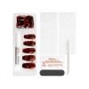 Sally Hansen Salon Effects® Perfect Manicure, Only Have Ice For You, Press On Nails, Almond Shaped, Non-Damaging Adhesive Tabs, File, and Alcohol Pad Included (Pack of 2)(What The Shell)