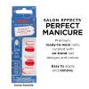 Sally Hansen Salon Effects® Perfect Manicure, Only Have Ice For You, Press On Nails, Almond Shaped, Non-Damaging Adhesive Tabs, File, and Alcohol Pad Included (Pack of 2)(Santa Sweetie)