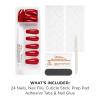 Sally Hansen Salon Effects Perfect Manicure Press-On Nails | Oval Shape | Easy to Apply, Non-Damaging | 24 Nails, Adhesive Tabs, File & Alcohol Pad Included | Pride – A Thing Called Love(You Sleigh Me)