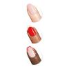 Sally Hansen Salon Effects Perfect Manicure Press-On Nails | Oval Shape | Easy to Apply, Non-Damaging | 24 Nails, Adhesive Tabs, File & Alcohol Pad Included | Pride – A Thing Called Love(Santa Sweetie)