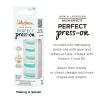 Sally Hansen Salon Effects Perfect Press-On Nails | Sq-oval Shape | Easy to Apply, Non-Damaging | 30 Nails, Nail Glue, Adhesive Tabs, File | Miss Bliss(Almond Nails – Making A Splash)