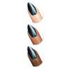 Sally Hansen Salon Effects Perfect Press-On Nails | Sq-oval Shape | Easy to Apply, Non-Damaging | 30 Nails, Nail Glue, Adhesive Tabs, File | Miss Bliss(Almond Nails – Sapphire Spin)