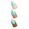 Sally Hansen Salon Effects Perfect Press-On Nails | Sq-oval Shape | Easy to Apply, Non-Damaging | 30 Nails, Nail Glue, Adhesive Tabs, File | Miss Bliss(Almond Nails – Making A Splash)