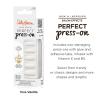 Sally Hansen Salon Effects Perfect Press-On Nails | Sq-oval Shape | Easy to Apply, Non-Damaging | 30 Nails, Nail Glue, Adhesive Tabs, File | Miss Bliss(Coffin Nails – Viva Vanilla)