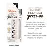 Sally Hansen Salon Effects Perfect Press-On Nails | Sq-oval Shape | Easy to Apply, Non-Damaging | 30 Nails, Nail Glue, Adhesive Tabs, File | Miss Bliss(Coffin Nails – French Twist)
