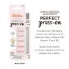 Sally Hansen Salon Effects Perfect Press-On Nails | Sq-oval Shape | Easy to Apply, Non-Damaging | 30 Nails, Nail Glue, Adhesive Tabs, File | Miss Bliss(Coffin Nails – Soul Pink)